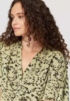 Туника GEMUSTERTE QS, зеленый