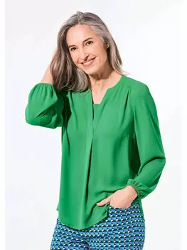 Туника GOLDNER Bluse, зеленый