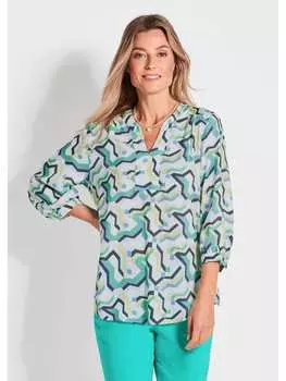 Туника GOLDNER, цвет grn/gemustert