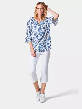 Туника GOLDNER Druckbluse, белый
