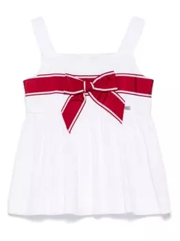 Туника из сирсакера Monnalisa, белый