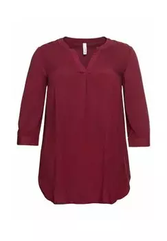 Туника из струящейся качественной вискозы sheego, цвет Weinrot