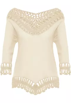 Туника IZIA Mit Hkelpart, белый