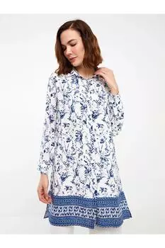 Туника - Экрю - Классический крой LC Waikiki, экрю