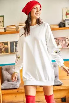 Туника - Экрю - Классический крой Olalook, экрю