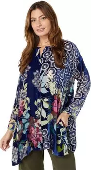 Туника Johnny Was Sierra Burnout Cya Tunic, разноцветный