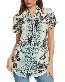 Туника Johnny Was Zoli с тесьмой на подгибе, цвет multi