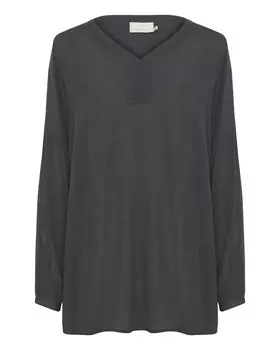 Туника KAFFE CURVE Amber, антрацит