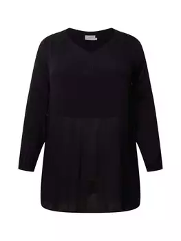 Туника KAFFE CURVE Ami, черный