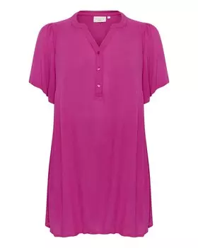 Туника KAFFE CURVE Ami, цвет Pitaya