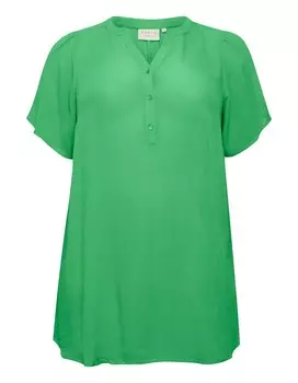 Туника KAFFE CURVE Ami, зеленый