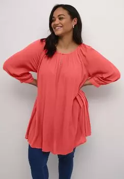 Туника Kaffe Curve, цвет cayenne
