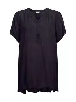 Туника KAFFE CURVE KCami, черный