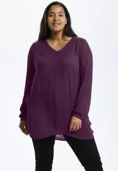 Туника Kaffe Curve Kcami, фиолетовый
