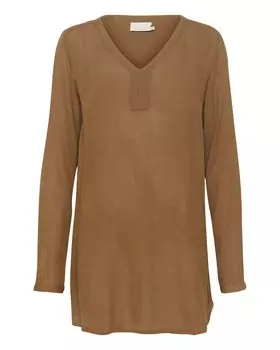 Туника Kaffe Curve, коричневый