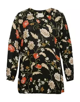 Туника KAFFE CURVE Tunic, черный