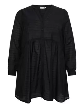 Туника KAFFE CURVE Tunic Felia, черный