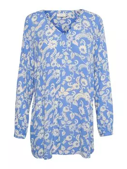 Туника Kaffe Tunic Amber, цвет marine blue/blue denim