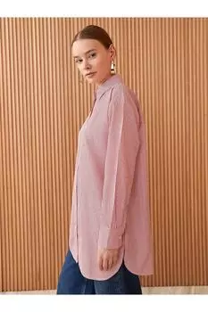 Туника - Красный - Классический крой LC Waikiki, красный