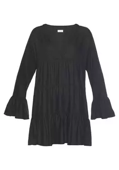 Туника LASCANA, черный