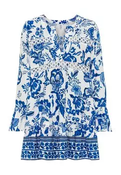 Туника LASCANA, синий