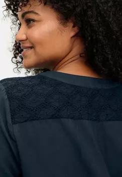 Туника LONG Sheego, темно-синий
