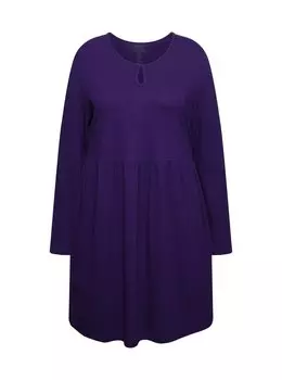 Туника LONG SLEEVE EMPIRE Ulla Popken, фиолетовый