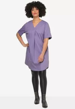 Туника LONG V-AUSSCHNITT HALBARM Angel of Style, сиреневый