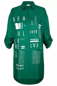 Туника MIAMODA Tunic, изумрудный