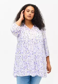 Туника MIT 3/4-RMELN Zizzi, сиреневый