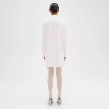 Туника на пуговицах из крепа Theory