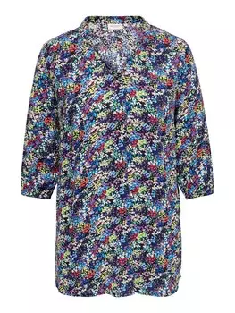 Туника Only Carmakoma, разноцветный