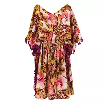 Туника Powder Hibiscus, розовый