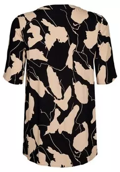 Туника Printed Zizzi, черная, оп
