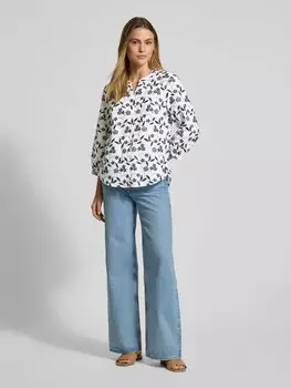 Туника прямого кроя с рукавом 3/4, модель «STYLE.Velia» Brax, белый