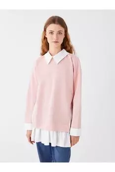 Туника - Розовый - Классический крой LC Waikiki, розовый