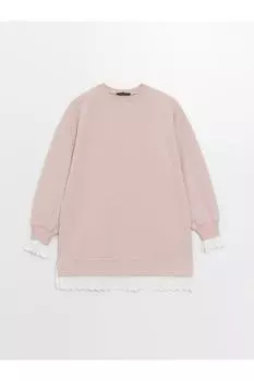 Туника - Розовый - Классический крой LC Waikiki, розовый