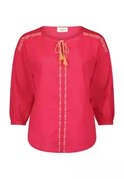 Туника, рукав 3/4, этнический стиль, женская CARTOON, розовый