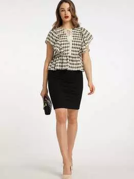 Туника с короткими рукавами Faina, белый