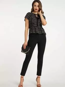 Туника с короткими рукавами Faina, черный