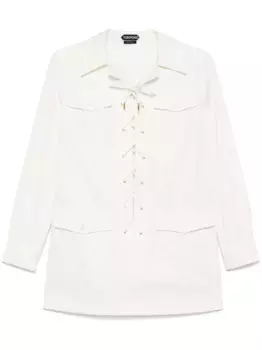 Туника с кулиской TOM FORD, белый