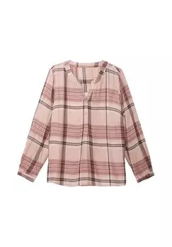 Туника с миксом узоров на спине sheego, цвет Beere Gemustert