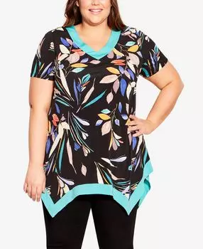 Туника с принтом Colette больших размеров Avenue