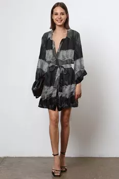 Туника с рукавами-кимоно Religion, черный