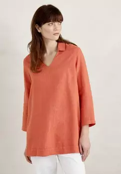 Туника SHALLOW LAYERS THREE QUARTER SLEEVE Seasalt Cornwall, оранжевый