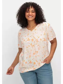 Туника sheego Bedruckte, цвет orange bedruckt