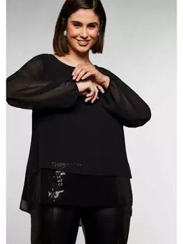 Туника sheego, черный