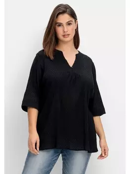 Туника sheego, черный