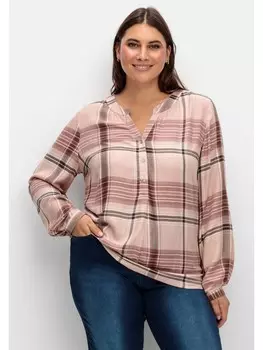 Туника sheego, цвет beere gemustert