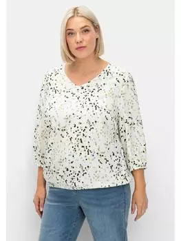 Туника sheego, цвет champagner gemustert